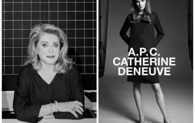 Ив Сен-Лоран - Катрин Денев - Катрин Денев создала коллекцию одежды для бренда A.P.C. (ФОТО) - hochu.ua