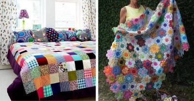 Из разных кусочков ткани — в красоту: чудесные лоскутные одеяла - lifehelper.one