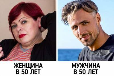 4 простых ответа на вопрос, почему мужчины часто выглядят моложе женщин того же возраста - milayaya.ru