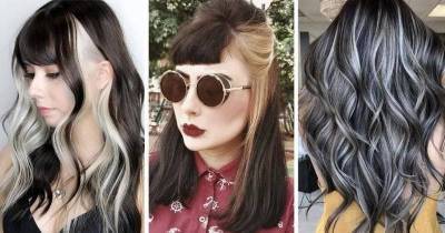 Стильный контрастный окрас — идеальный тренд для тёмных волос - lifehelper.one