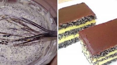 Рецепт макового торта с шоколадом - lifehelper.one
