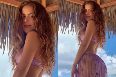 Дженнифер Лопес - Hips Don't Lie: Шакира поделилась снимком в бикини собственного дизайна - spletnik.ru - Мальдивы