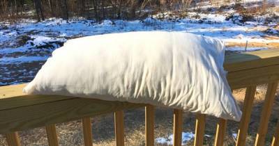 Зачем перьевые подушки следует выставлять на мороз - lifehelper.one