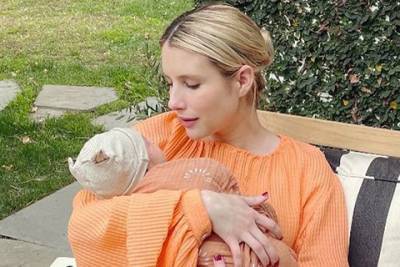 Джулия Робертс - Stella Maccartney - Эмма Робертс - Emma Roberts - Эмма Робертс поделилась первым снимком с новорожденным сыном - spletnik.ru