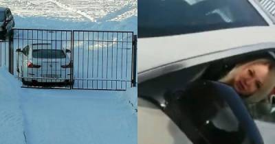«Дети сидят голодные»: автомобилистка на белом BMW регулярно паркуется у детского садика и перекрывает въезд - porosenka.net
