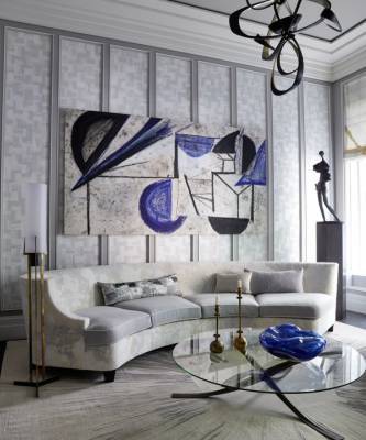 Картина над диваном: 30+ идей для вашей гостиной - elle.ru