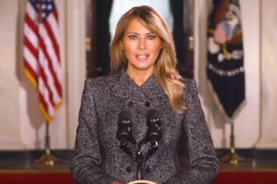 Дональд Трамп - Мелания Трамп - Melania Trump - Мелания Трамп выступила с прощальной речью в качестве первой леди США - spletnik.ru - Сша