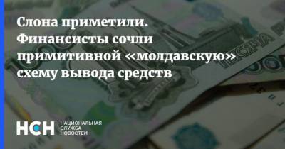 Слона приметили. Финансисты сочли примитивной молдавскую схему вывода средств - mur.tv - Россия