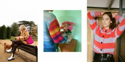 Instagram-тренд: свитер в цветную полоску против серых будней - vogue.ua