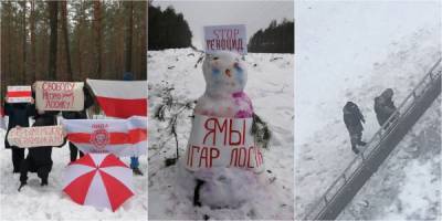 Хроника 24 января: протестные снеговики и силовики против ленточек - porosenka.net - Россия - Минск - Орша - Бобруйск