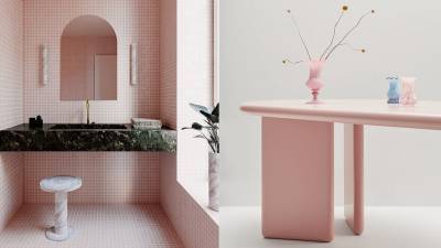 Розовый цвет в интерьере: что купить в дом грядущей весной - vogue.ru