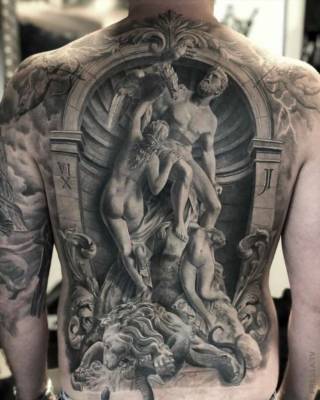 Невероятно реалистичные татуировки по классическим мотивам - chert-poberi.ru - Швеция - Стокгольм