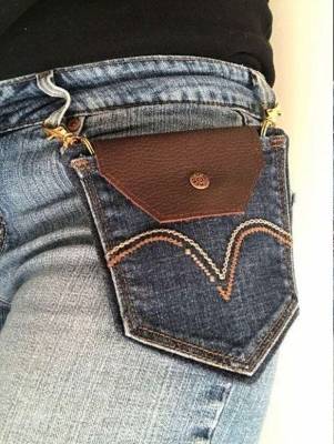 Где можно применить карманы от старых джинсов - milayaya.ru