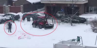 Приказ — уничтожить: в минском дворе прошла спецоперация по разрушению снеговиков - porosenka.net