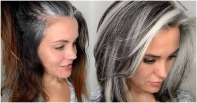 Парикмахер поделился 10 эффектными примерами, когда женщины решались на седые волосы - lifehelper.one