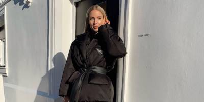 Ханна Леони - Instagram-тренд: как модницы носят пуховик с поясом этой зимой - vogue.ua