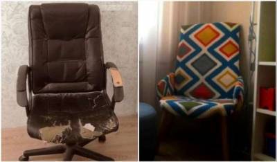 Как превратить облезлое офисное кресло в домашнее, чтобы не отправлять его в мусор - milayaya.ru