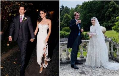 Роман Абрамович - 6 звездных пар, которые не побоялись сыграть свадьбу в 2020 году, и их шикарные наряды - milayaya.ru - Швейцария - Париж