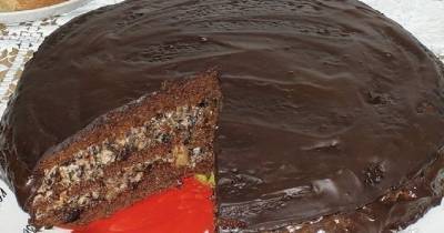 Шоколадный торт с черносливом - fokus-vnimaniya.com