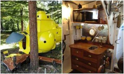 «Безумный ученый» из Новой Зеландии построил в лесу желтую подводную лодку - milayaya.ru - Новая Зеландия
