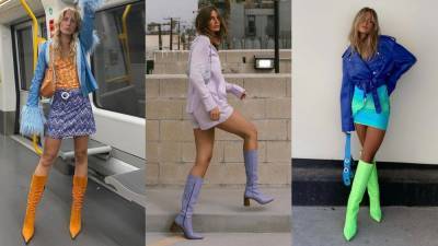 Simone Rocha - Яркие сапоги и ботинки добавят красок в повседневные образы - vogue.ru
