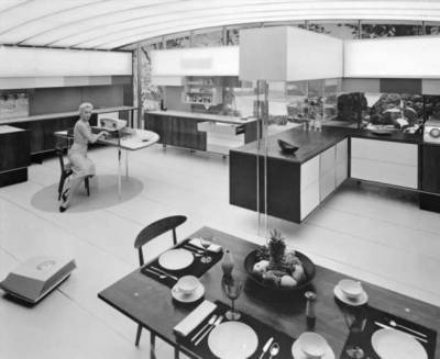 В 1959 году американцы привезли в СССР «кухню будущего»: мебель удивила советских людей и разозлила Хрущева (9 фото) - chert-poberi.ru - Ссср