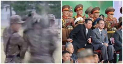 Ким Ченын - Спецназ КНДР показал Ким Чен Ыну умение головой с разбега ломать бетонные плиты - porosenka.net - Корея - Кндр - Пхеньян