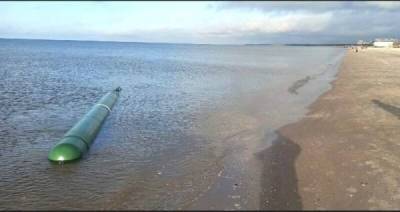 В Северодвинске к берегу моря прибило восьмиметровую торпеду - porosenka.net - Северодвинск