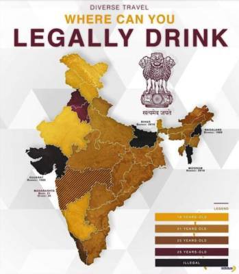 С какого возраста пьют в Индии? - chert-poberi.ru - Индия