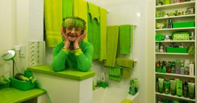 Зеленый образ жизни: эксцентричная леди из Бруклина вот уже 20 лет окружает себя исключительно оттенками зеленого - cpykami.ru