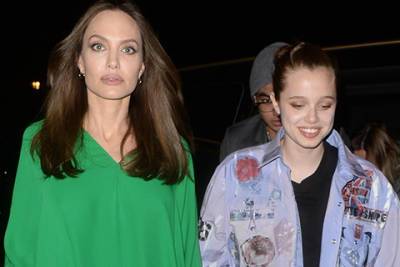 Анджелина Джоли - Angelina Jolie - Анджелина Джоли с детьми посетила афтепати премьеры фильма "Вечные" в Лондоне - spletnik.ru - Лондон
