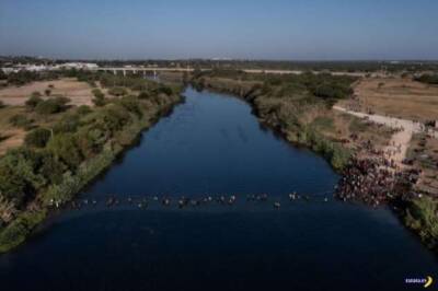 Кризис с мигрантами в Техасе - chert-poberi.ru - Сша - Мексика - Гаити - штат Техас