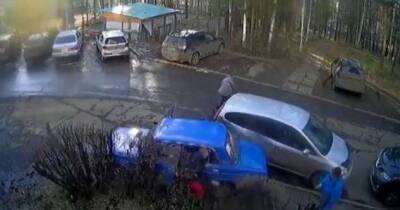 В Иркутской области подросток угнал машину знакомого, устроил ДТП и сбежал (1 фото + 1 видео) - chert-poberi.ru - Иркутская обл.