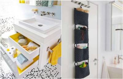 7 идей, как организовать порядок в ванной, где нет места для шкафа - milayaya.ru