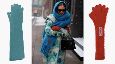 Самое время носить вязаные перчатки — собрали 10 самых красивых пар осени - vogue.ru