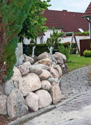 Каменная ограда — высокая грядка. Строим своим руками - milayaya.ru - Норвегия