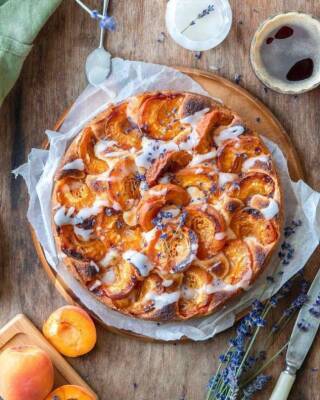 Для эстетов! Готовим пирог с абрикосами, грецкими орехами и лавандой - milayaya.ru