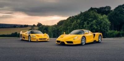 Красный Ferrari это скучно? Дилер из Великобритании продает желтый Enzo и F50 (10 фото) - chert-poberi.ru - Италия - Швейцария - Англия