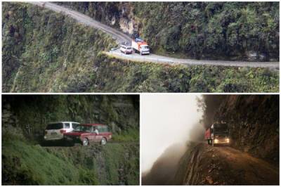 Самые жуткие места мира: «дорога смерти», на которой ежегодно гибли сотни водителей - porosenka.net - Боливия