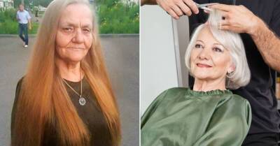 Бабушка в 67 лет укоротила волосы и сделала омбре, оделась по последнему писку моды, берем с нее пример - lifehelper.one