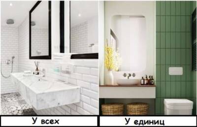 Для вдохновения: 8 креативных идей использования плитки в ванной комнате - milayaya.ru