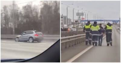 «Стрельба, массовая авария и пожар»: в Москве лихач на BMW устроил гонки с сотрудниками ДПС - porosenka.net - Москва - Подольск