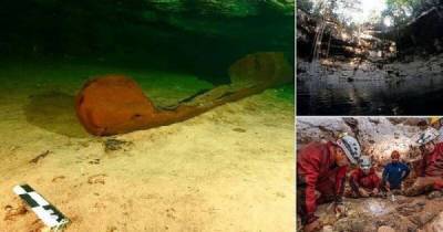 Археологи нашли затопленное каноэ майя, которому 1100 лет - porosenka.net