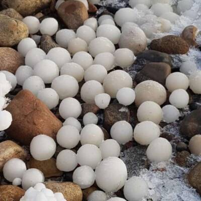 Редкое явление: Загадка ледяных шаров - chert-poberi.ru
