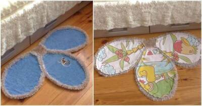 Крутая идея, позволяющая переделать старые полотенца и одеяла в уютные предметы обстановки - milayaya.ru