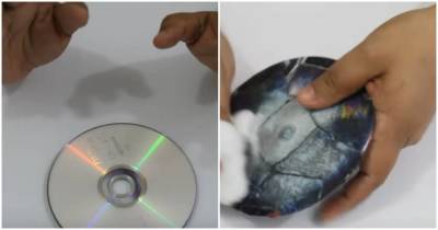 У вас есть ненужные CD-диски? Сделайте из них красивую и полезную вещь - lifehelper.one