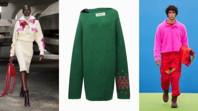 Ким Джонс - Джонатан Андерсон - Raf Simons - 7 лучших свитеров текущего сезона, которые покорили нас еще на Неделе моды - vogue.ru