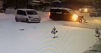 В Новосибирске минивэн сбил ребёнка на снегокате - porosenka.net - Новосибирск