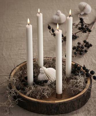 Рождественский подсвечник: украшаем дом свечами к Новому году - elle.ru