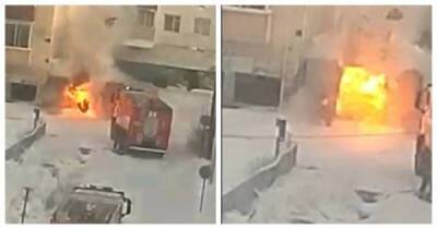 В Якутске пожарный чудом остался жив при взрыве в гараже - porosenka.net - Якутск
